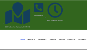 Stretched icons in header